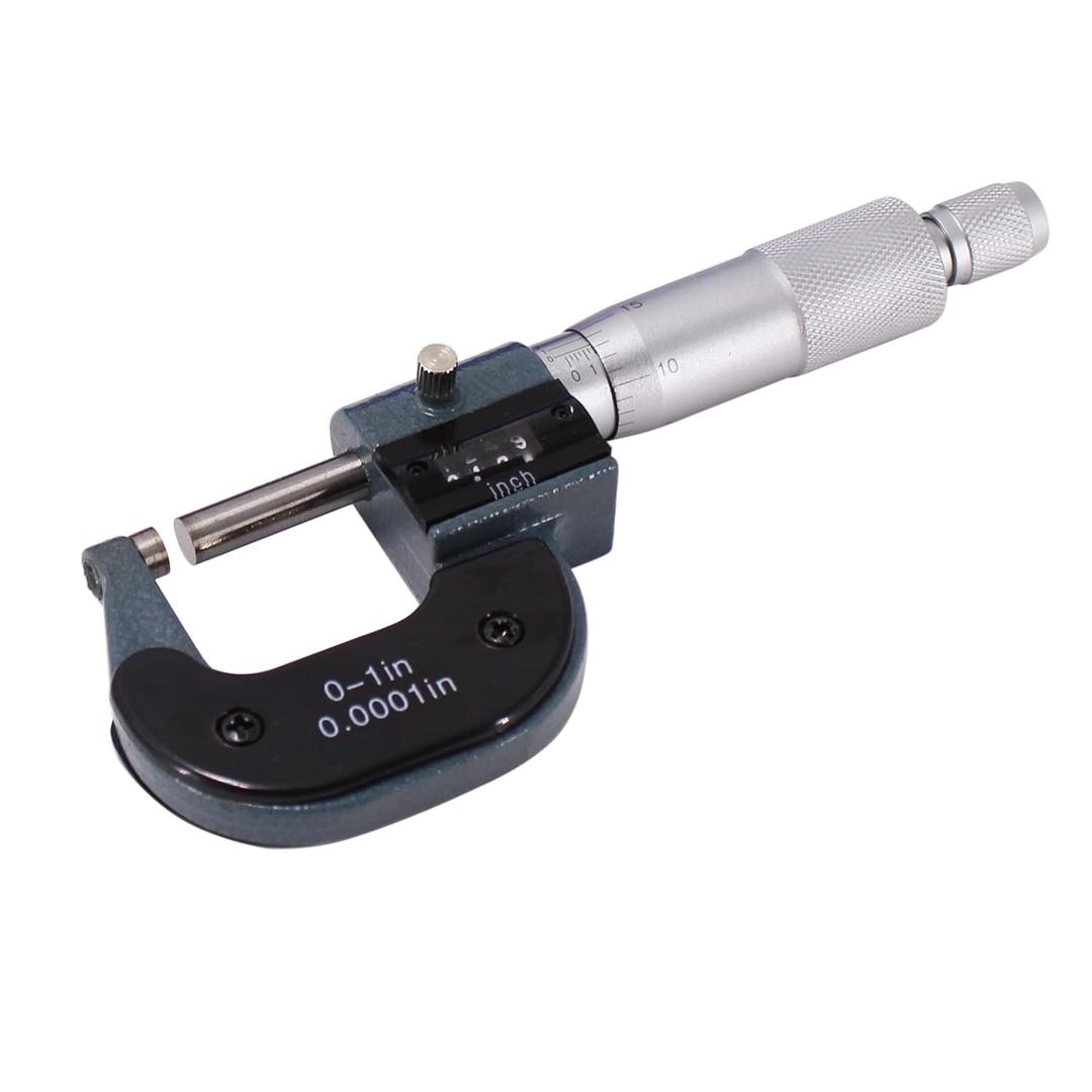 HFS(R) 1" Mechanical Digital Outside Micrometer Digit Counter Carbide Tips 0.0001"