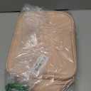 Travel Toiletry Bag & Makeup Bag for Women, PU Leather Cosmetic Case with Compartments, Waterproof Large Organizer for Travel Essentials