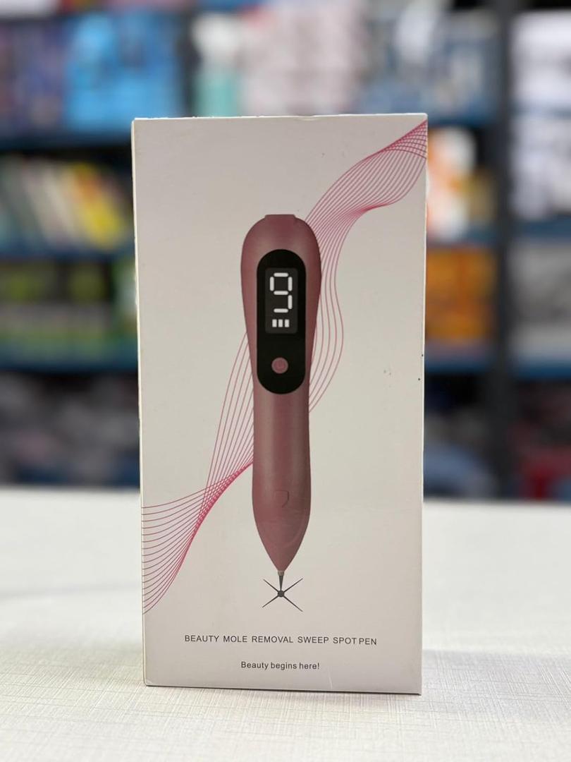 Mole Removal Plasma Pen – 9 Adjustable Strength Levels, Safety Chip & LED Spotlight – Painless Home Skin Care Tool for Dark Spots, Freckles, Warts & Skin Tags