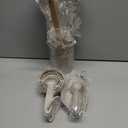 Silicone Cooking Utensils Kitchen Utensil Set Kitchen Gadgets Utensil Set (1, Khaki White)