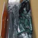 Bstrip Mini Indoor Greenhouse with Grow Lights, 27.2" L X 19.9" W X 27.2" H Desktop Small Greenhouse with Zippered Door and PVC Cover for Seed Starting, 1.6FT Plant Light for Indoor Plants with Timer