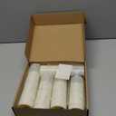 Flameless LED Pillar Candles with Remote Control and Timer, Battery Operated Flickering Electric Candles Set of 5, Crackle Design for Home Decor Wedding Party(D2.2'' x H5''/5''/6''/7''/8'') (Ivory)