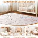 ROBOTIME Baby Play Mat 50"x50", Extra Thick 30D Sponge Baby Mat for Floor, Non-Slip & Washable Play Mat for Babies 0-6 Months, Perfect for Playpen, Tummy Time & Infants