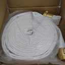 ZYfire Fire Hose - 1-1/2" ID x 50 FT Double Jacket TPU Firefighter Hose with M x F NPSH Brass Couplings 1200 PSI Burst Pressure Lightweight for Firefighting & Residential Use