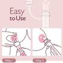 Momcozy Colostrum Collector Reusable Breast Milk Collector with Storage Case and Cotton Wipe, Portable Colostrum Container BPA Free, Multi-Use Collector 5ml-12pcs