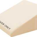 Texstead Bed Wedge Pillow Cover Only 24x24x7.5 Inch, Silky & Smooth Wedge Pillow Cases, Removable & Machine WashableZipper Design Pillowcase Beige