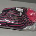 BLENCOT Summer Stripes Dresses for Women Casual Lapel Collared V Neck Puff Short Sleeve Color Block T Shirt Dresses Green XL