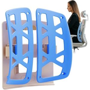 Beleduc Back Support for Office Chair - Ergonomic Lumbar Support Pillow for Car, Adjustable Height, Improves Posture, Back Cushion with Straps for Home, Office, Car Seat
