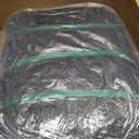 Amgo Black 6' x 50' Fence Privacy Screen, Commercial Standard Heavy Duty Windscreen with Bindings & Grommets, 90% Blockage, Cable Zip Ties Included (We Make Custom Size)
