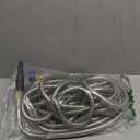 SKYWARD 304 Stainless Steel Garden Hose 20 ft with Female to Male Metal Connector, Anti-Leakage, Flexible & Lightweight Kink Free Water Hose, Easy to Use & Store (20ft)