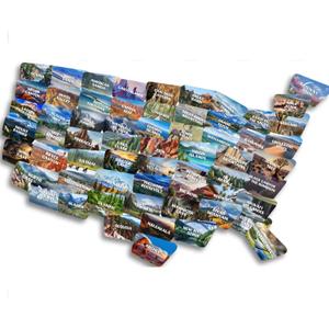 3 x National Park Stickers  75-Piece Waterproof Vinyl Decals for Park Passport Books, Water Bottles & Scrapbooks  National Parks Sticker Set & Gift for Travelers