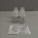 NUK Perfect Match 2-in-1 Natural and Anti-Colic Bottle with Medium Flow, Wide, Adaptable Nipple, 8oz., 4 Pack, BPA Free