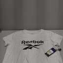 Reebok Women's Crewneck T-Shirt, Standard Fit, Lightweight Stretch Poly Soft Jersey Fab (Large)