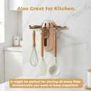 3 x 5-in-1 Key Holder Wall MountAdhesive Multi-Purpose Hooks are Suitable for entryways, Doors, bathrooms, Kitchens, and bedrooms-Ideal for organizing Small Items. (Brown)