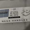 Bathroom Accessory Set Satin Nickel - 4-Piece, Towel Bar Set
