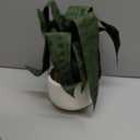 Artificial Snake Plant 22.5" Faux Agave Fake Sansevieria Artificial Potted Plants for Indoor and Outdoor Home Office Dcor (White Pot)