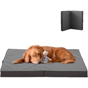 Outdoor Beds for Large Dogs, Waterproof with Washable Cover, Foldable Cooling & Orthopedic: 35in All Weather