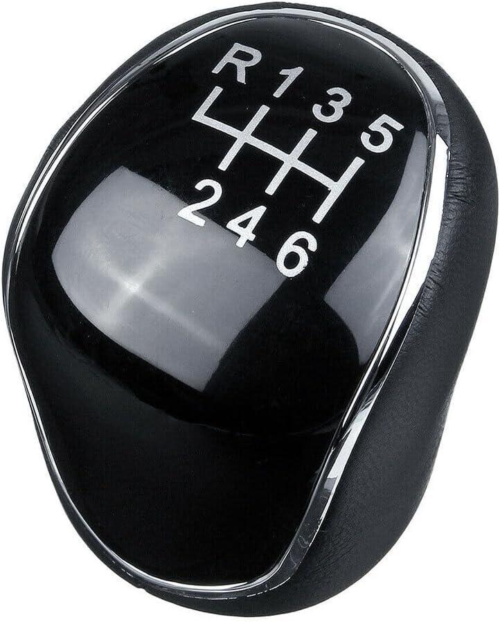 TEAMWILL 6 Speed Manual Gear Shift Knob Shifter Handball Fit for Ford Fiesta Focus Fusion