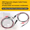 WIKIBB for Heavy Duty Semi Trucks and Semi Trailers ABS Diagnostic Multimeter Cable Adapter