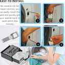 EBF61315802 Washer Door Lock Switch & MFG63099101 Washer Door Lock Strike Assembly Compatible with LG Kenmore Washing Machine Door Switch (2 PACKS)