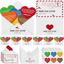 This Christian Gift Set Includes “Your Love Letter From God” Envelopes And Colorful Heart-Shaped Cards With Bible Verses, Ideal For Church Events, Outreach, Or Personal Encouragement
