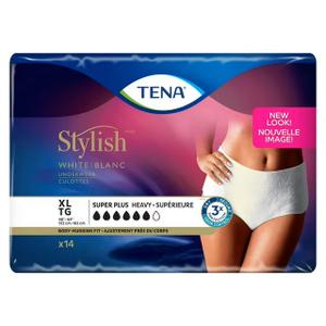 4 x TENA Incontinence Underwear for Women, Super Plus Absorbency, X-Large, 14 Count