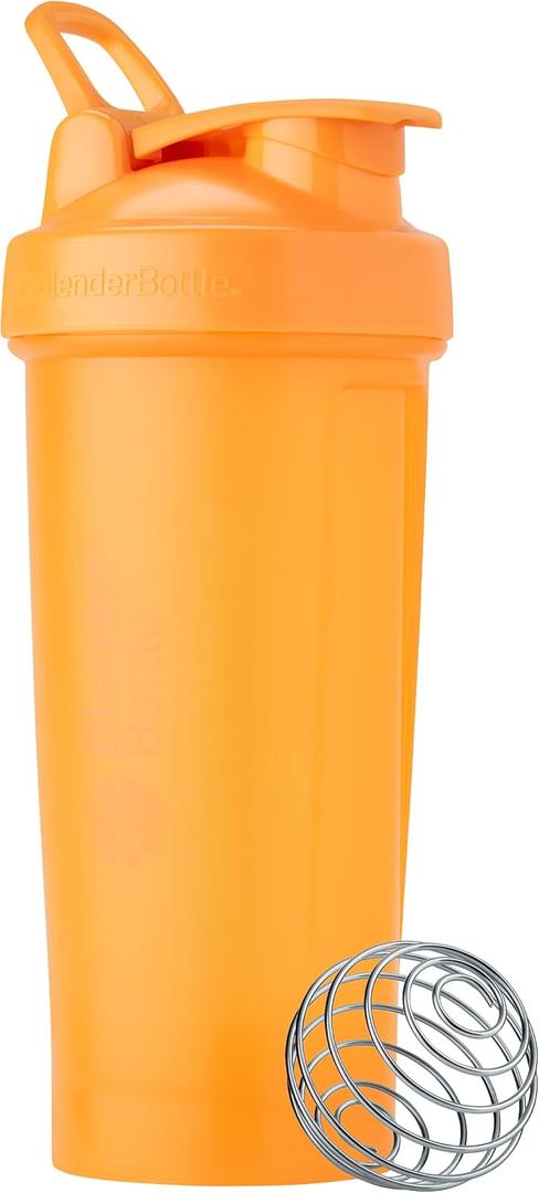 BlenderBottle Classic V2 Shaker Bottle Perfect for Protein Shakes and Pre Workout, 28-Ounce, Mango