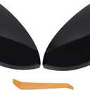 ApplianPar Driver and Passenger Side Mirror Cover Black for Hyundai Tucson 2016-2021