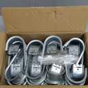 48 Pack 2-Inch Galvanized Steel Cable Support J-Hook with Retainer Clips - 48 Pack - Efficient Cable Management & Organization Solution