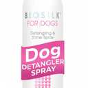 BioSilk for Dogs Silk Therapy Detangling and Shine Protecting Spray, pH Balanced Leave-In Mist with Silk and Vitamins for Dematting, Paraben-Free, All Coats and Breeds, 8 Fl Oz