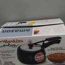 Hawkins 3 Litre Contura Black Pressure Cooker, Hard Anodised Inner Lid Cooker, Handi Cooker, Black (CB30) (3.2 Quarts)