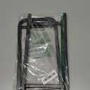 2 Tier Bathroom Organizer Countertop XL Corner Shelf, Black Gold Bathroom Counter Organizers, Large Capacity Vanity Shelves, Corner Skincare Makeup Storage, 9''W x 9''L x 13.78''H