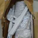 Zoratoo Cat Window Sill Perch with Large Bolster, Easy to Adjust & Assemble Cat Window Seat for Windowsill & Bedside, Pet Hammock Bed for Large Cats and Kittens (Grey, L)