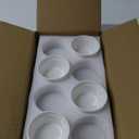 Ramekins 6 oz, Set of 4 Creme Brulee Ramekins, Souffle Dishes, Oven Safe Porcelain Ramiken Bowls For Custard, Lava Cakes, Pudding, Flan, Mini Desserts, Jam and Ice Cream, Ramekins For Baking