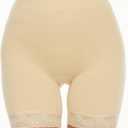 SIMIYA Shapewear Tummy Control Shorts for Women, 5-IN-1 Body Shaper High Waisted Girdle Boyshort Slip Short for Under Dresses Nude 2XL