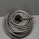 BIONIC STEEL 100 Ft Metal Garden Hose with Sprayer Nozzle, Non Kinking Designed Stainless Steel Heavy Duty Water Hose 100 Ft x 5/8 in. Flexible NON Expandable for Uninterrupted Water Flow, 500 PSI