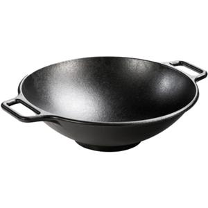 Lodge Manufacturing Company L9MW Mini Wok Cast Iron, 9", Black