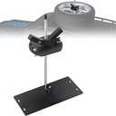 Sidasu Universal Roof Rack Tire Carrier for 35in Spare Tires | Heavy Duty Carbon Steel Adjustable Mount Bracket with AntiTheft Lock | Fits SUV/Truck/Cars (Max 35" Diameter)