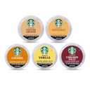 Starbucks K-Cup Coffee Pods, Naturally Flavored Coffee Variety Pack for Keurig Brewers, 100% Arabica, 1 Box (40 Pods), Best By: 02 JUL 2025