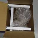 Sweetude 2 Pcs Large Plate Stands for Display Metal Frame Plate Holder Display Stand Decorative Table Top Easels for Picture, Book, Platter, Photo Easel(White,8 Inch)