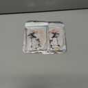 2 x Christmas Tree Decorations, Acrylic Christmas Tree Ornaments, Double-Printed Animal Hanging for Christmas Tree, Home Decor, Children's Gifts (Cow)