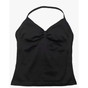 Women's Fitness Crop Tank Top Sports Yoga Vest Backless Running Tops Slim Fit Cami Top Small