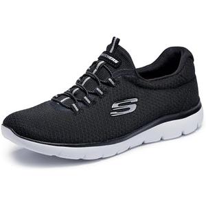 Skechers Women's Summits Sneaker | Memory Foam cushioned comfort insole, Machine washable, Lightweight flexible shock-absorbing midsole, Bungee Slip-on size 6.5