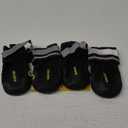 QUMY Dog Shoes for Large Dogs, Medium Dog Boots & Paw Protectors for Winter Snowy Day, Summer Hot Pavement, Water-Resistant in Rainy Weather, Outdoor Walking, Indoor Hardfloors Skid-Resistant Sole (Size 6: 2.6''x3.0''(W*L) (Pack of 4))