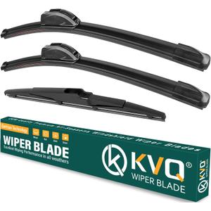 Windshield Wiper Blades Replacement for Honda HRV HR-V 2016 2017 2018 2019 2020 2021 2022, Original Equipment Replacement Front Rear Wiper Blade Set - 26" 18" 10" (Set of 3)