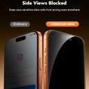 UNBREAKcable Privacy Screen Protector for iPhone 17 Pro Max (6.9"), 25° Anti-Spy Tempered Glass, Easy Install Alignment Frame, Case-Friendly, 9H Hardness, Anti-Fingerprint, 3-Pack