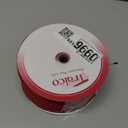 4" x 10 Yards Red Burlap Wired Ribbon for Christmas Tree Wedding Wreath Gift Wrapping Home Dcor DIY Gift Wrapping