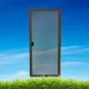 Petscreen® Dog & Cat Resistant Assembled Sliding Patio Door Screen - The Perfect Patio Screen Door for Families and Households with Pets! (Bronze, 30")