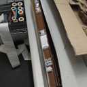 Cordless Room Darkening Venetian Blind - 32 Inch Width, 64 Inch Length, 2" Vinyl Slat Size - Mahogany - GII Luna Light Filtering Horizontal Mini Windows Blinds for Interior by Achim Home Decor