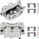 Front Brake Calipers for Ford Ranger 2003-2011, Explorer 2002-05, for Mercury Mountaineer 02-05, for Mazda B2300/B3000/B4000, for Ford Explorer Sport/Sport Trac, 18-B4758 18-B4759, 2PCS w/Bracket